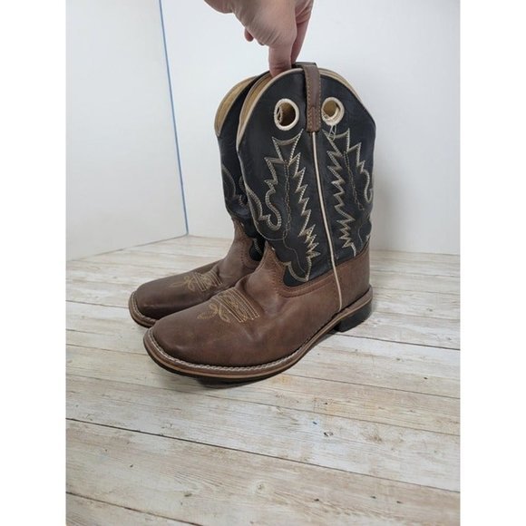 SMOKY MOUNTAIN BOOTS Blaze‎ Western Boots, Color: Brown/Black Size 7 - Picture 3 of 10